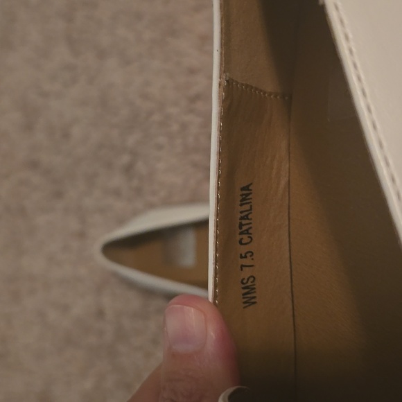 Dolce Vita White Loafers Size 7.5 (#11) - Picture 6 of 9